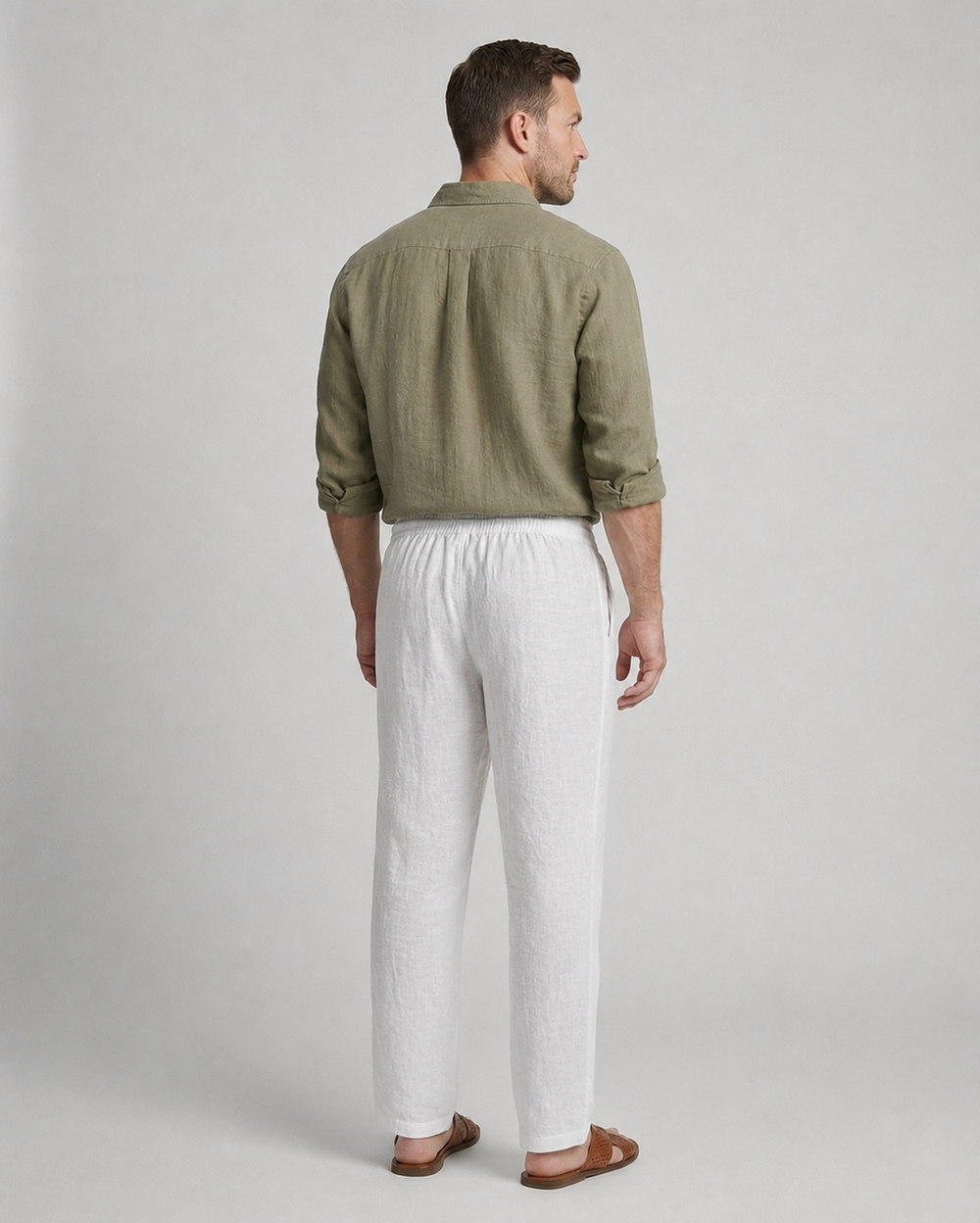 Lässige Leinenhose Herren