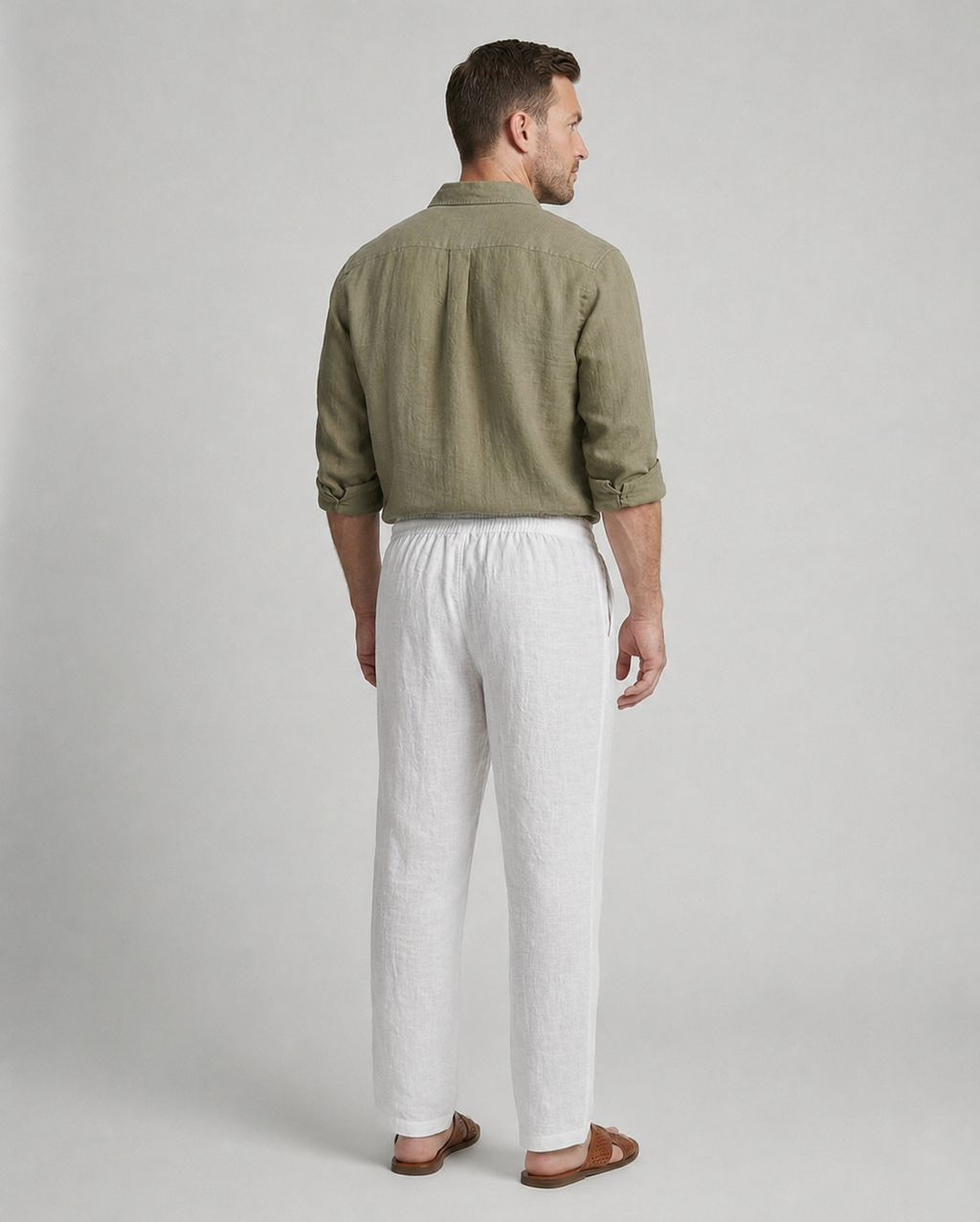 Lässige Leinenhose Herren