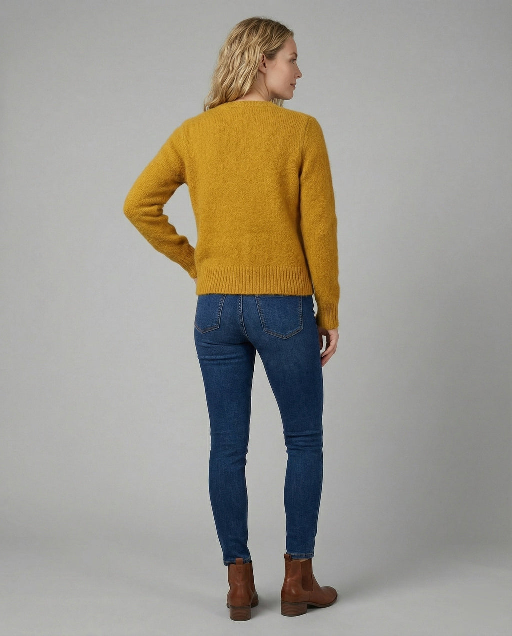 Strickjacken Damen kuschelig mit Knopfleiste