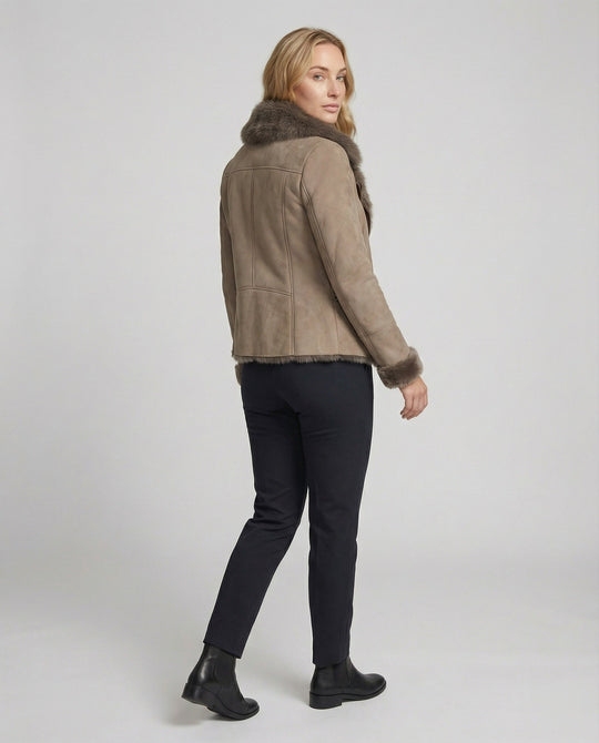 Shop Nory | Winterjacke mit Elegantem Kragen für Den Winter