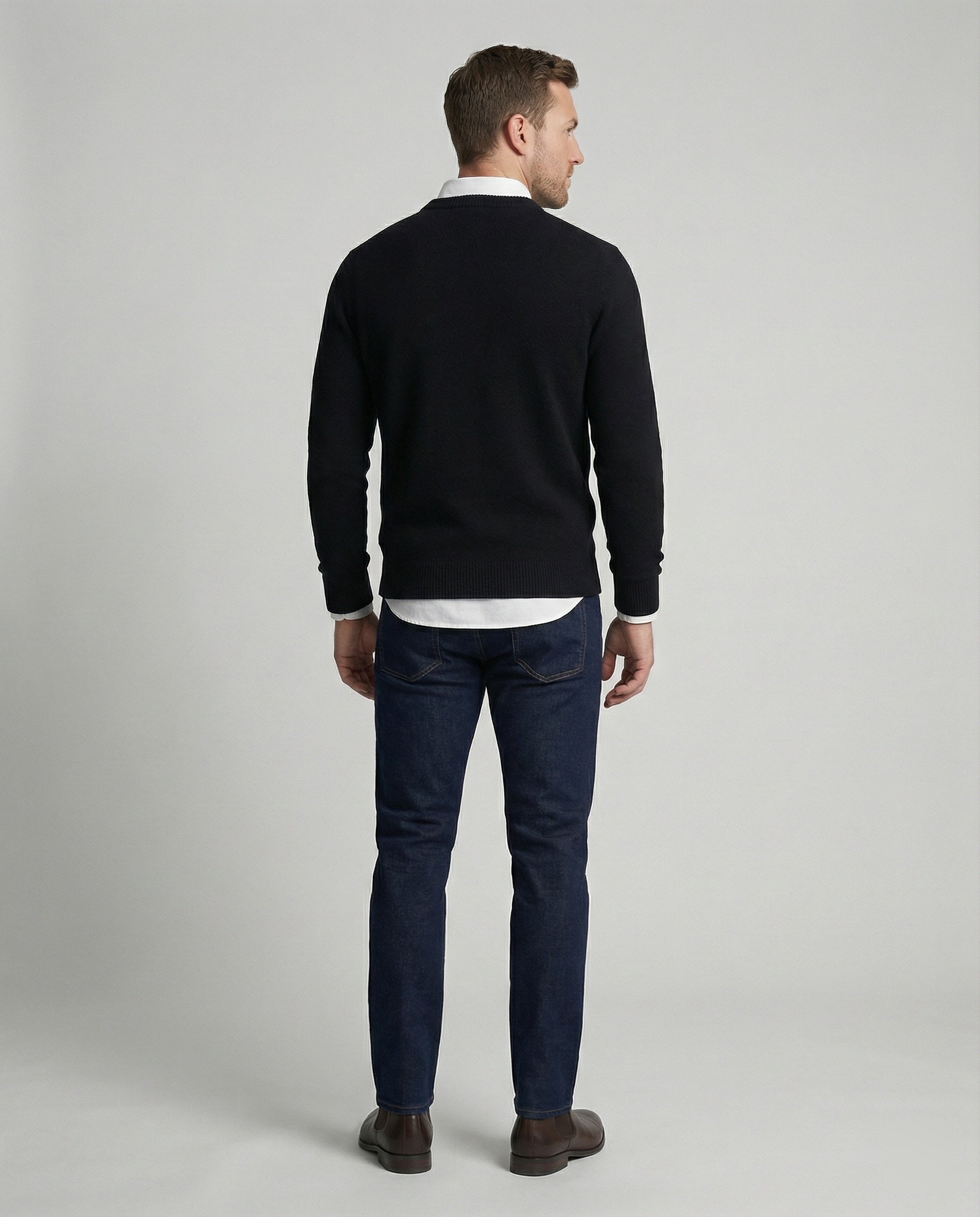 Luxuriöser Kaschmirpullover Herbst