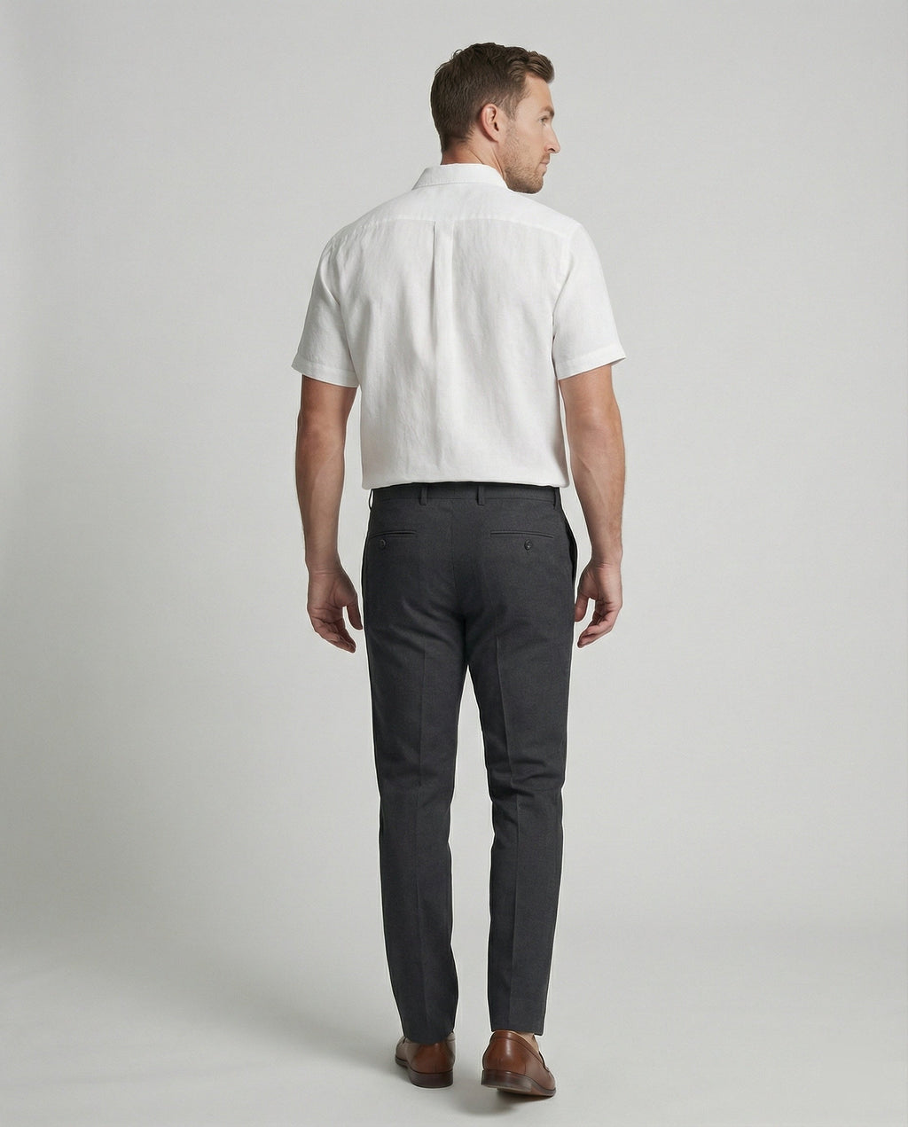 Kurzarm Hawaiihemd Herren Palmenprint