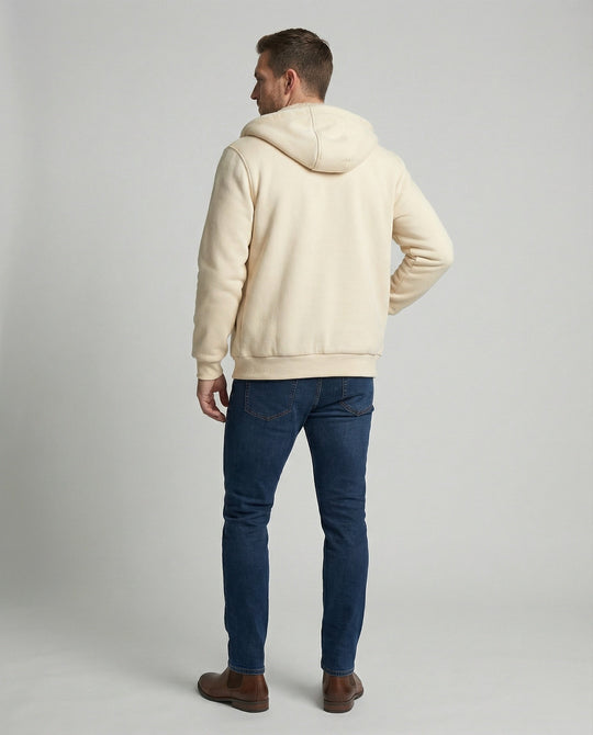Warmer Fleecegefütterter Winterhoodie für Herren