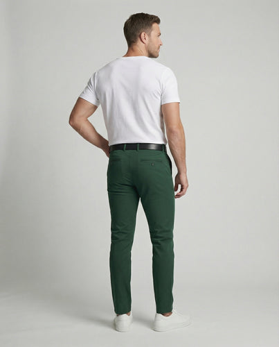 Herren Chinohose Slim Fit bequem