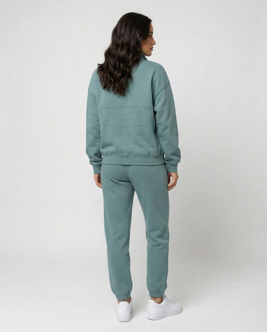 Jogginganzug Damen sportlich mit Zip-Hoodie und Jogginghose