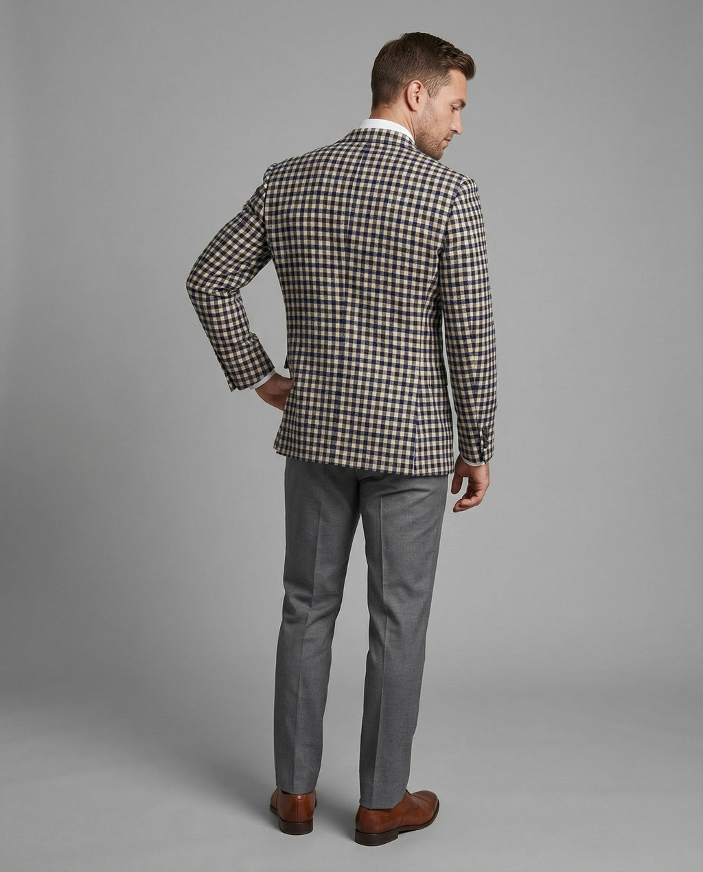 Herren karierter Blazer – sportlich eleganter Herren Blazer