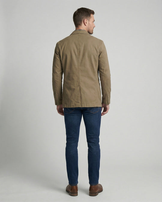 Herren Blazer Herren Baumwolle leger