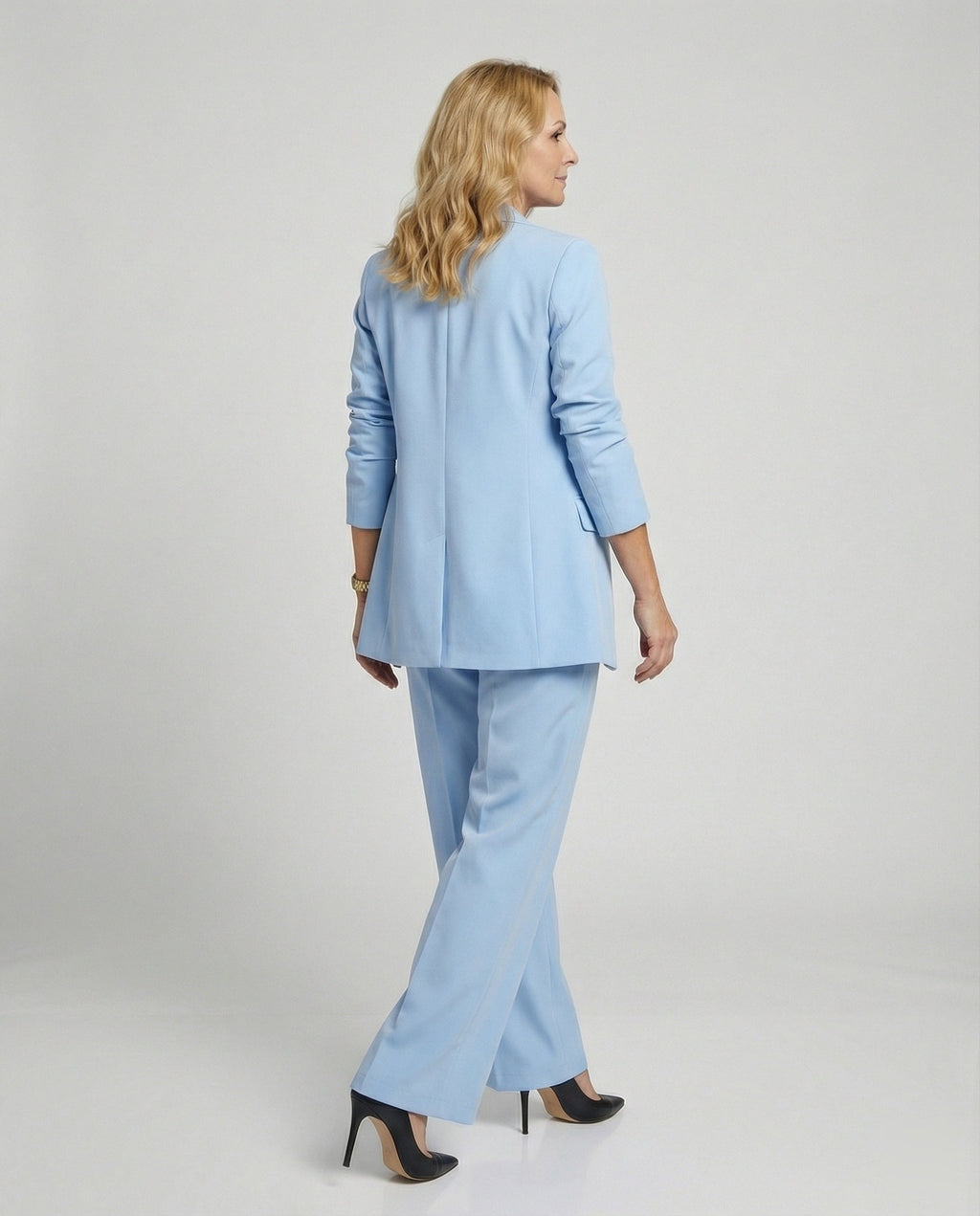 Damen Zweiteiler Set Damen Blazer Hose