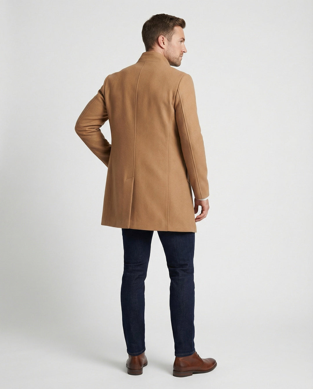 Übergangsjacke für Männer mit Knöpfen Ideal für Den Frühling