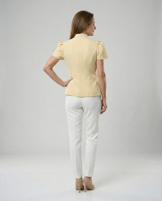 Damen Bluse mit Puffärmeln