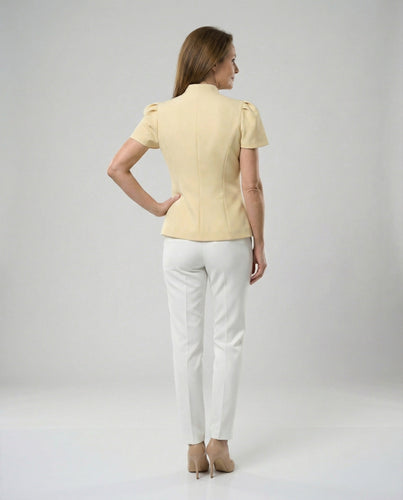 Damen Bluse mit Puffärmeln