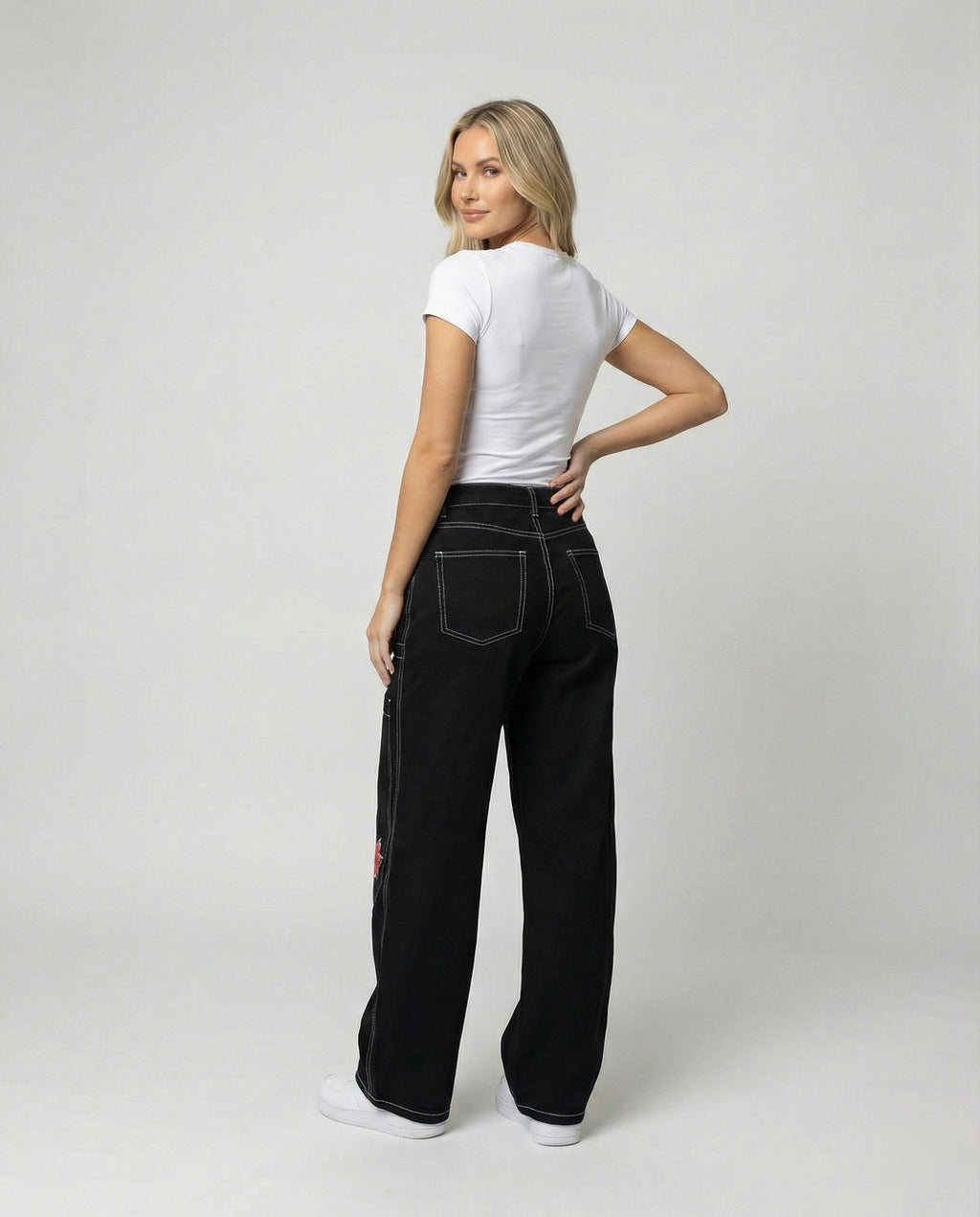 Denim Baggy Jeans mit Weiter Passform & Lässigem Stil