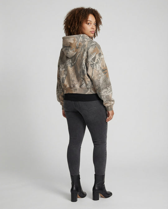 Retro Unisex Hoodie mit Camouflage-Muster