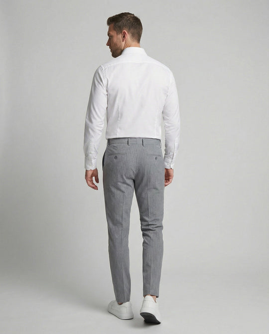 Herren Anzughose Nadelstreifen mit Stretch