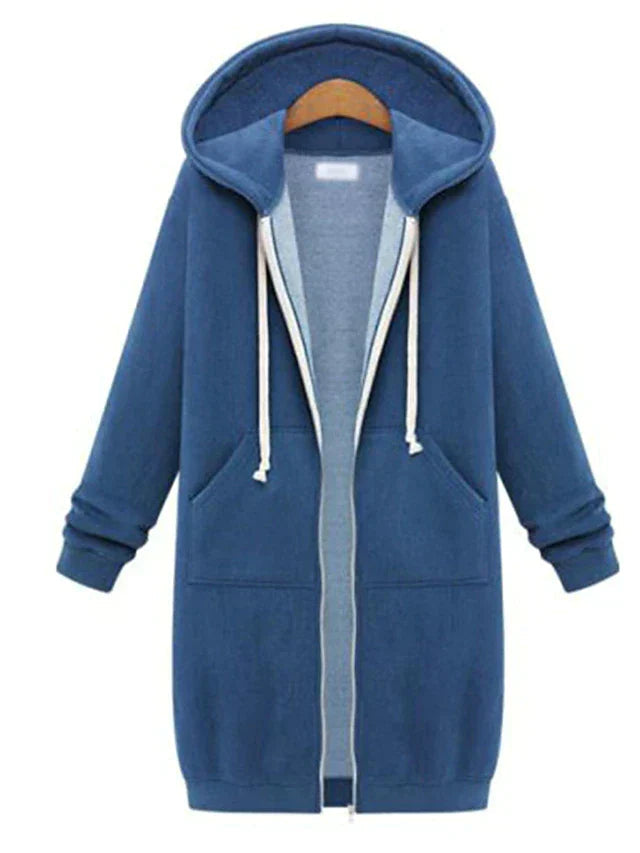 Zip-Up Hoodie für zusätzliche Wärme und Komfort