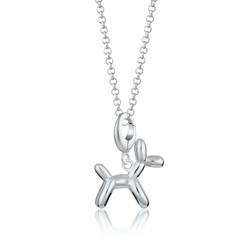 Silberballonhund Charm-Halskette | Shop Nory