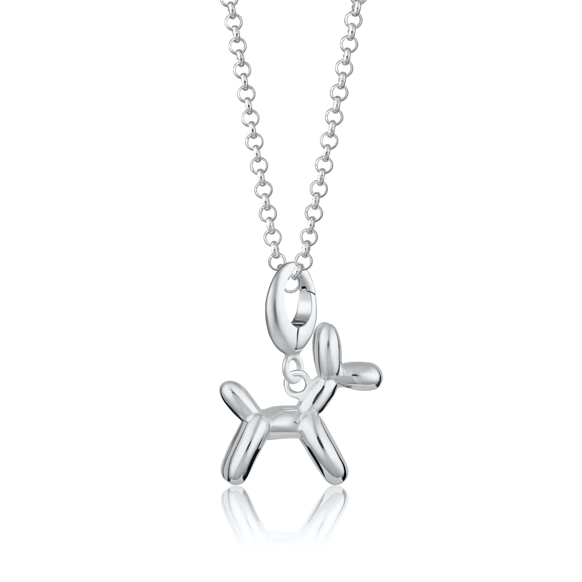Silberballonhund Charm-Halskette | Shop Nory