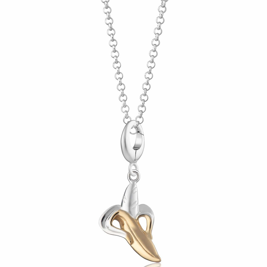 Silberne Banane Charm Halskette | Shop Nory
