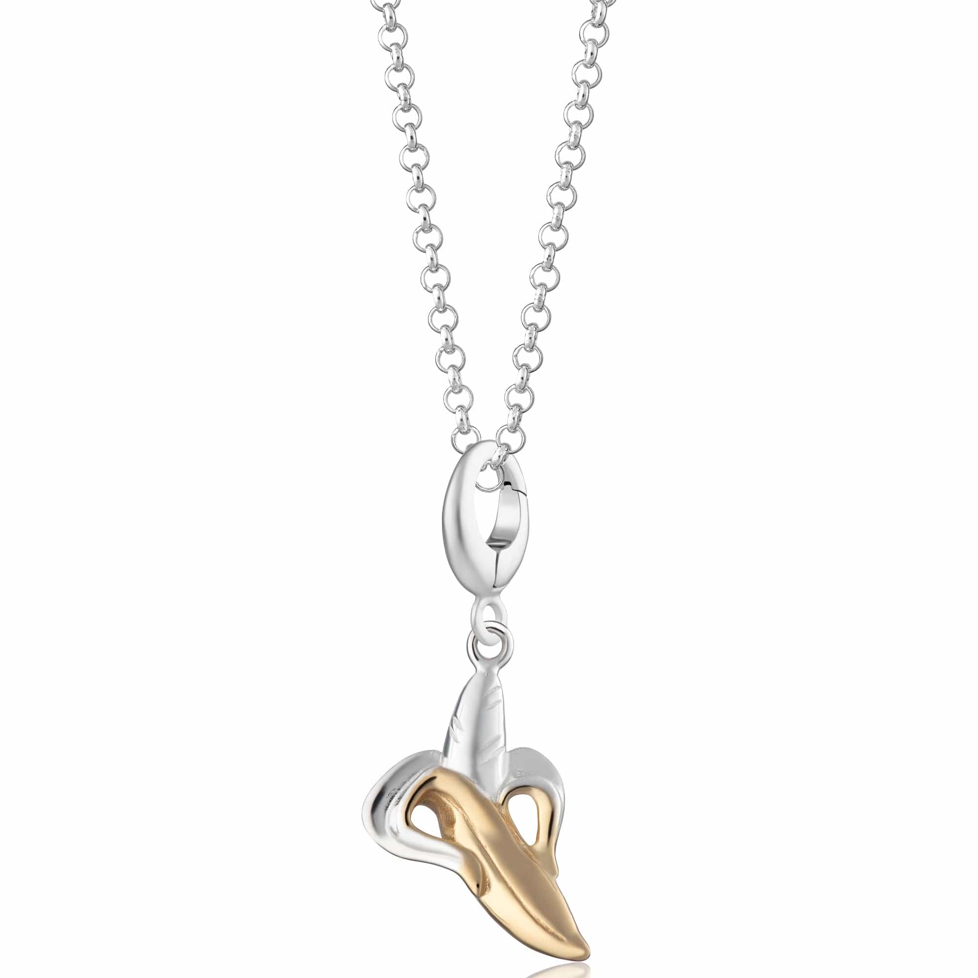 Silberne Banane Charm Halskette | Shop Nory