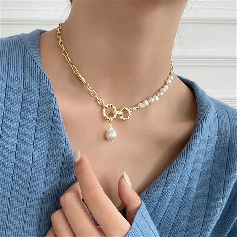 Barock Wind natürliche Perlenkette | Shop Nory
