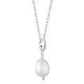 Silber Barockperlen Charm Halskette | Shop Nory