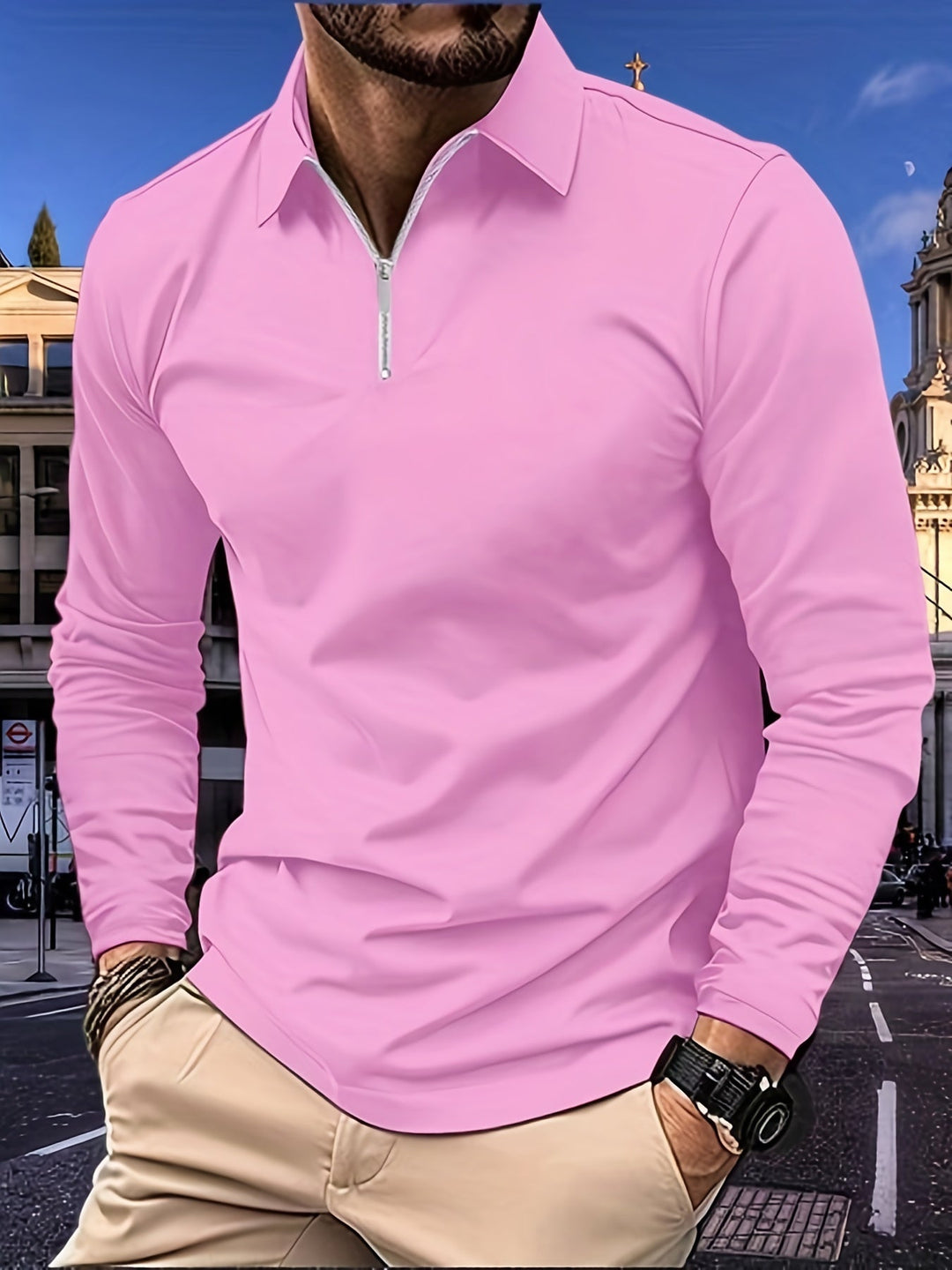Basics Herren Langarmshirt