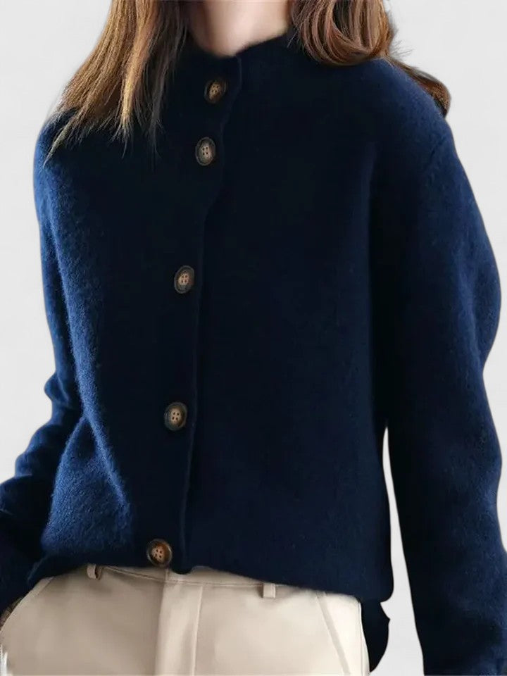 Shopnory | Strickjacke mit Knopfleiste