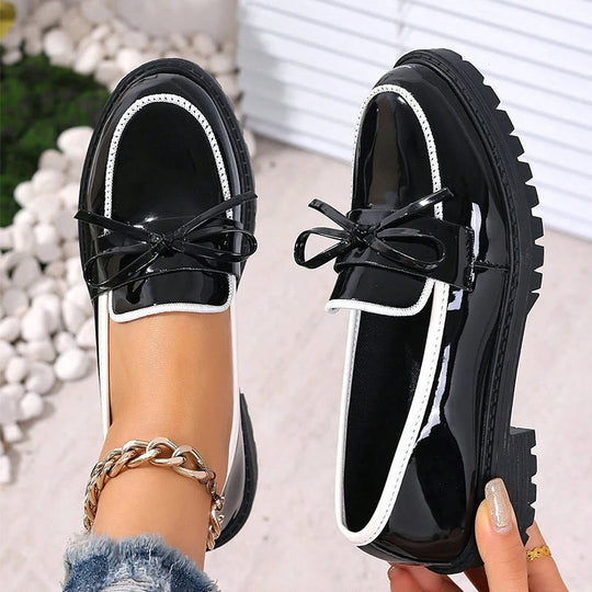 Elegante Orthopädische Loafer Mit Blockabsatz