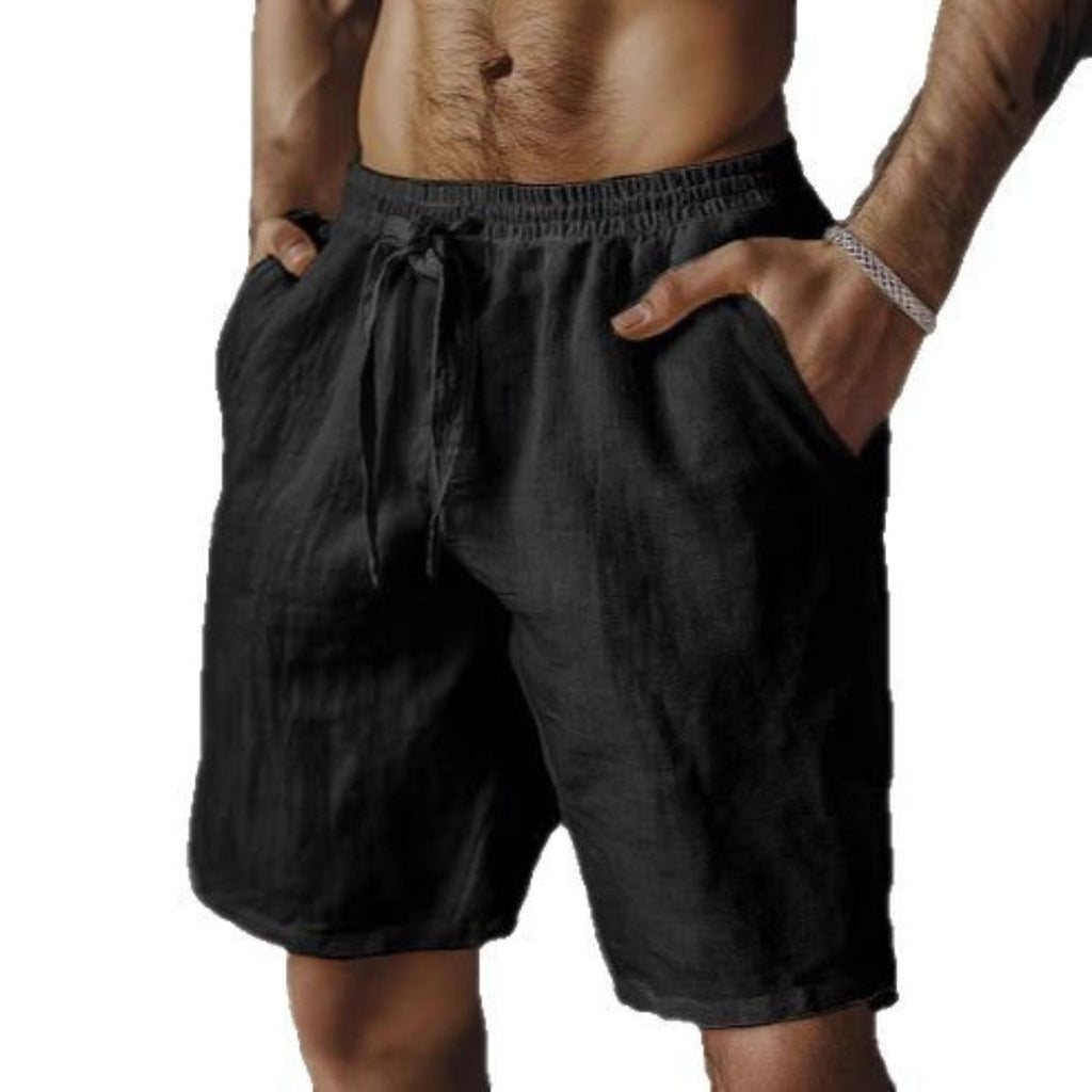 Herren-Schnürshorts aus Baumwolle