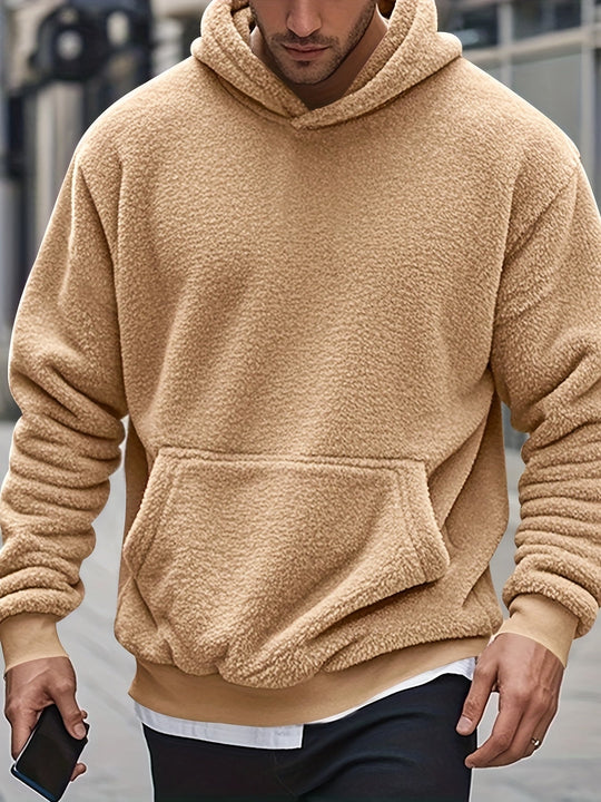 Weiche Fleece-hoodie Polyester Komfort und Stil