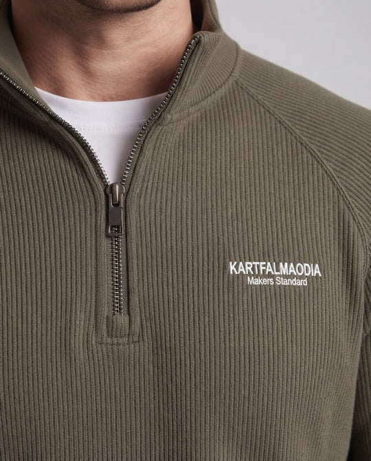 Herren eleganter Stehkragen-Pullover mit Reißverschluss Shop Nory