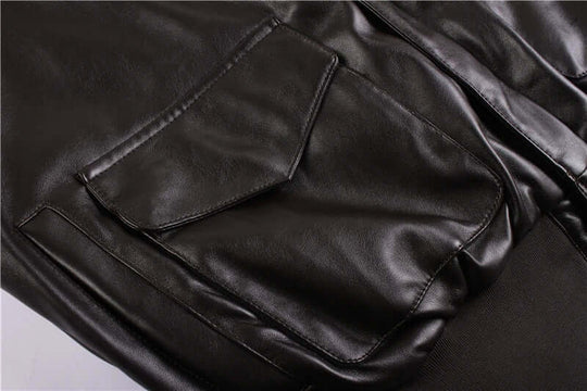 Herren Lederjacke mit praktischen Taschen