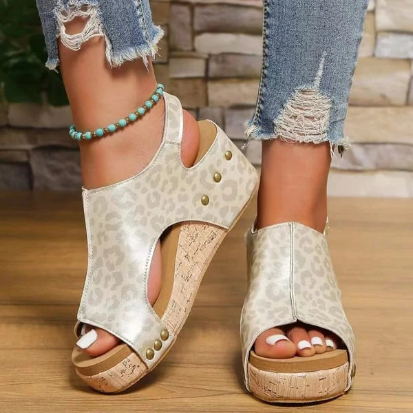 Orthopädische Plateausandalen aus für Frauen