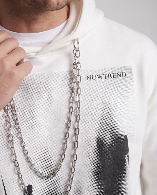 Herrenmode Hoodie mit kreativem Druck Shop Nory