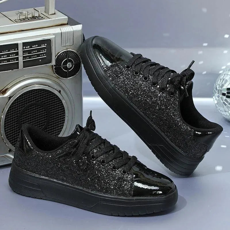 Shopnory | Glittering Sneakers With Sequins