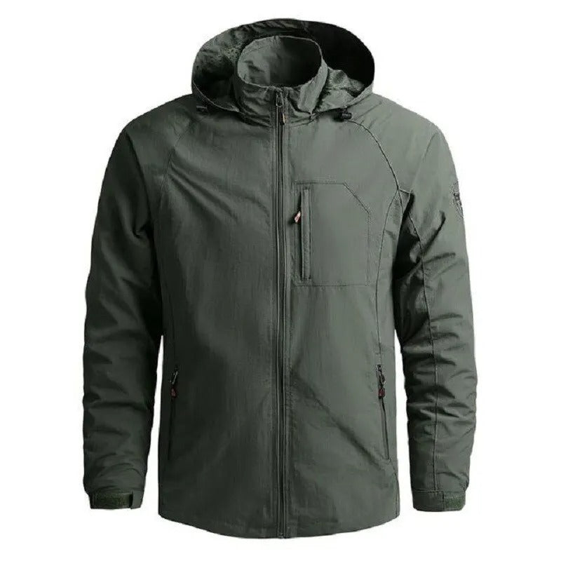 Wasserdichte atmungsaktive Cargo-Jacke für Herren