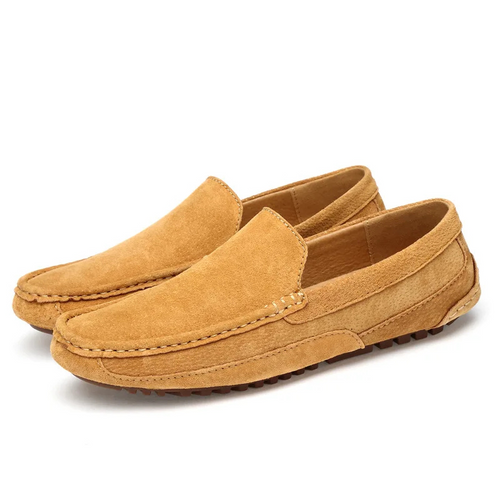 Herren Beige Mokassins Bequem