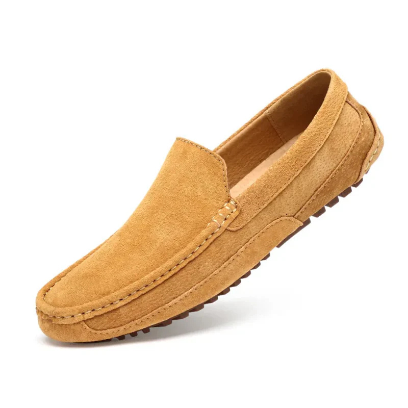 Herren Beige Mokassins Bequem