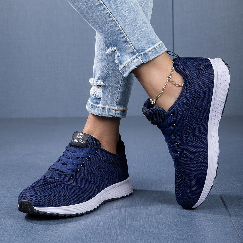 Bequeme Atmungsaktive Damen Alltag Leichte Lauf Sneaker Shopnory