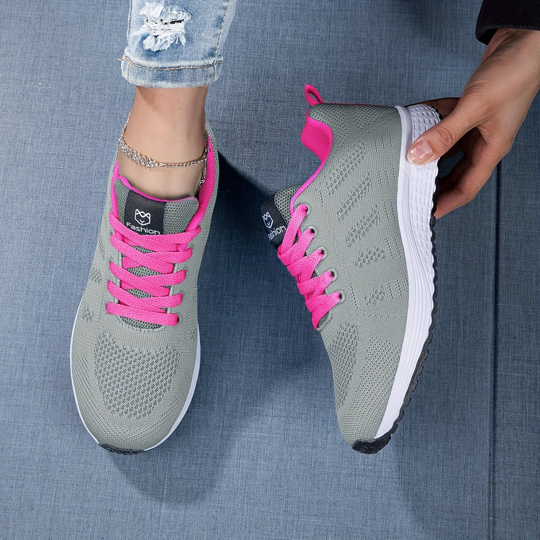 Bequeme Atmungsaktive Damen Alltag Leichte Lauf Sneaker Shopnory