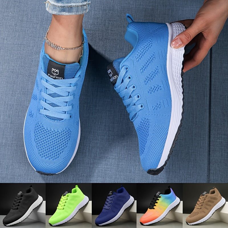 Bequeme Atmungsaktive Damen Alltag Leichte Lauf Sneaker Shopnory