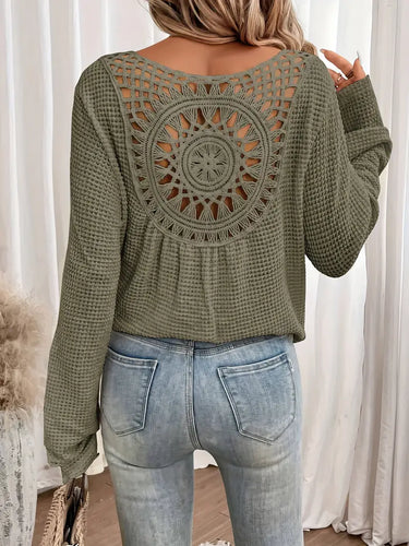 Trendige Damen Sweater Gehäkelte Trendy, Komfortabel