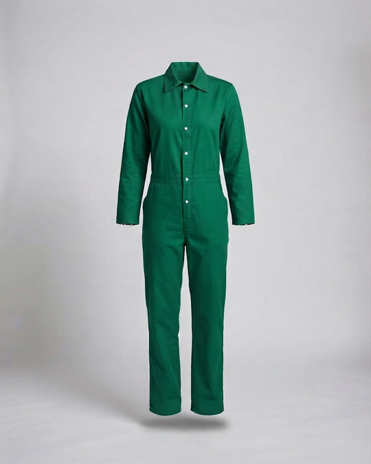Damenoverall mit elegantem Schalkragen und Tailoring Shop Nory