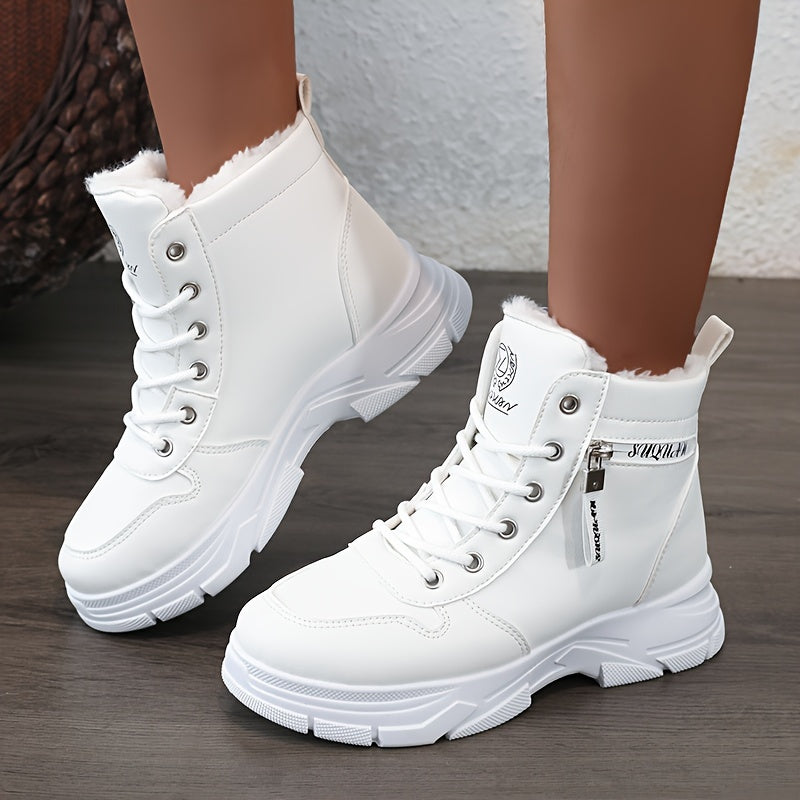 Festliche Winter Freizeit Sneakers für Damen - Ideal für den Winter