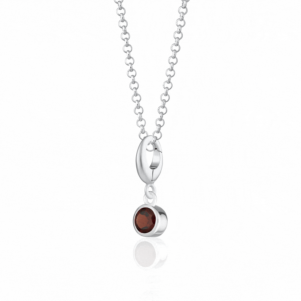 Geburtsstein Charm Halskette | Shop Nory