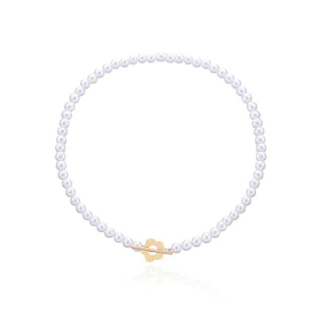 Schwarze Kristallglasperlen Kette Choker Halskette | Shop Nory