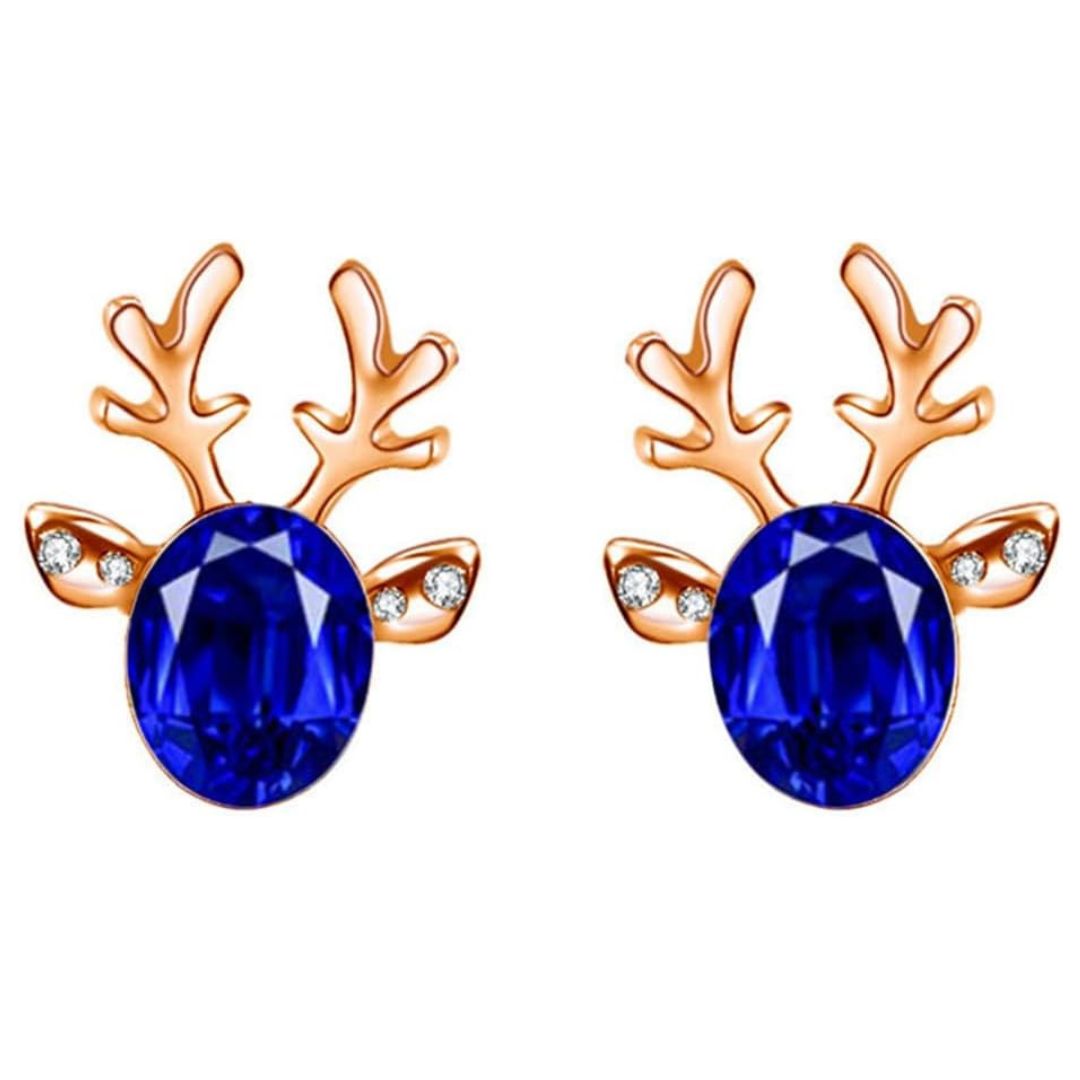 Winterliche Weihnachts-Rentier-Ohrstecker | Shop Nory