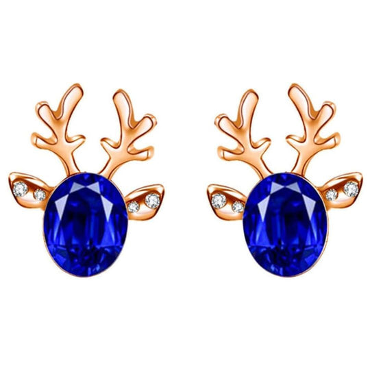 Winterliche Weihnachts-Rentier-Ohrstecker | Shop Nory