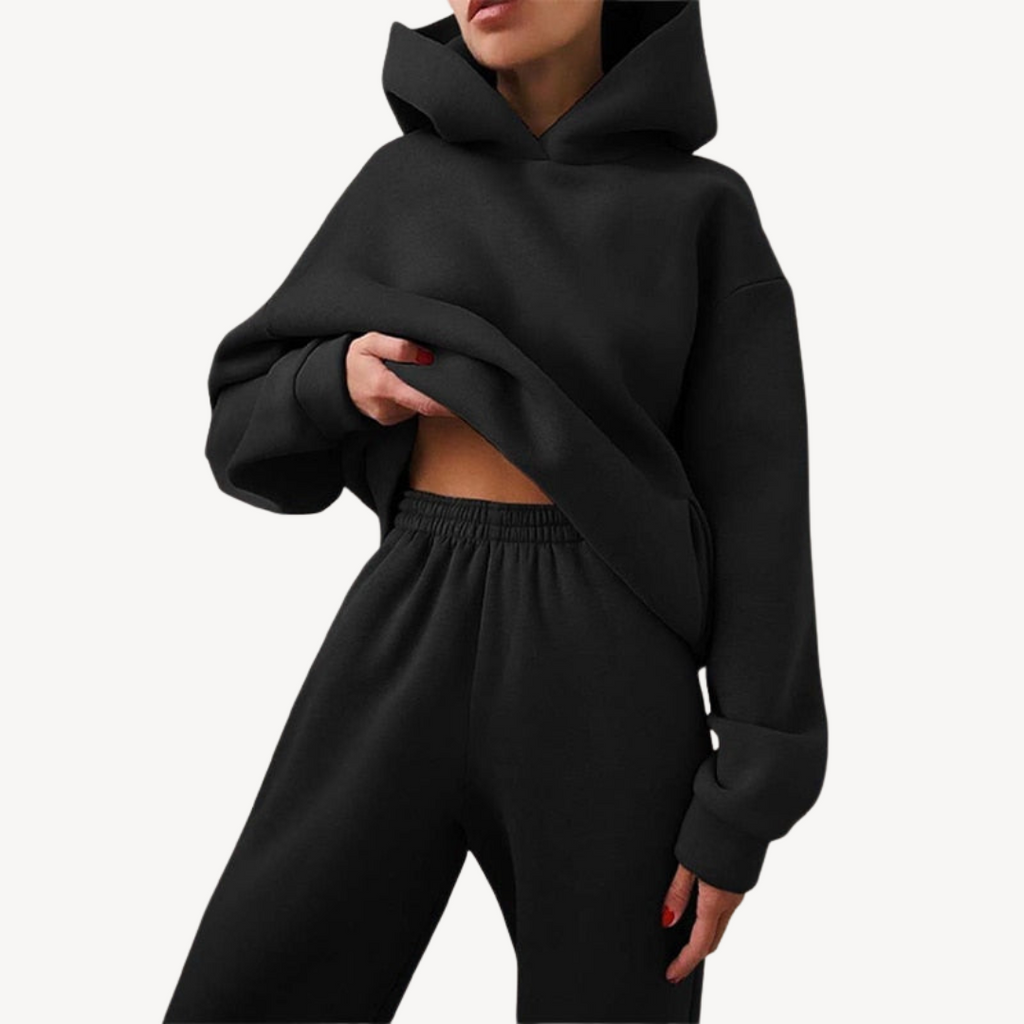 Oversized Hoodie und Jogger Set für Frauen