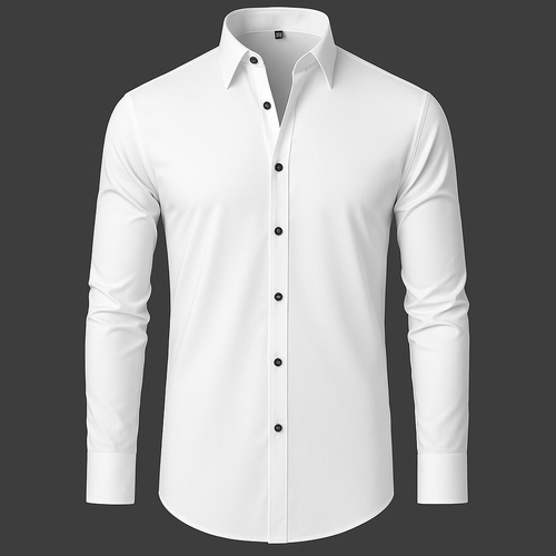 Shopnory | Komfort-Hemd Knitterfreier Stretch